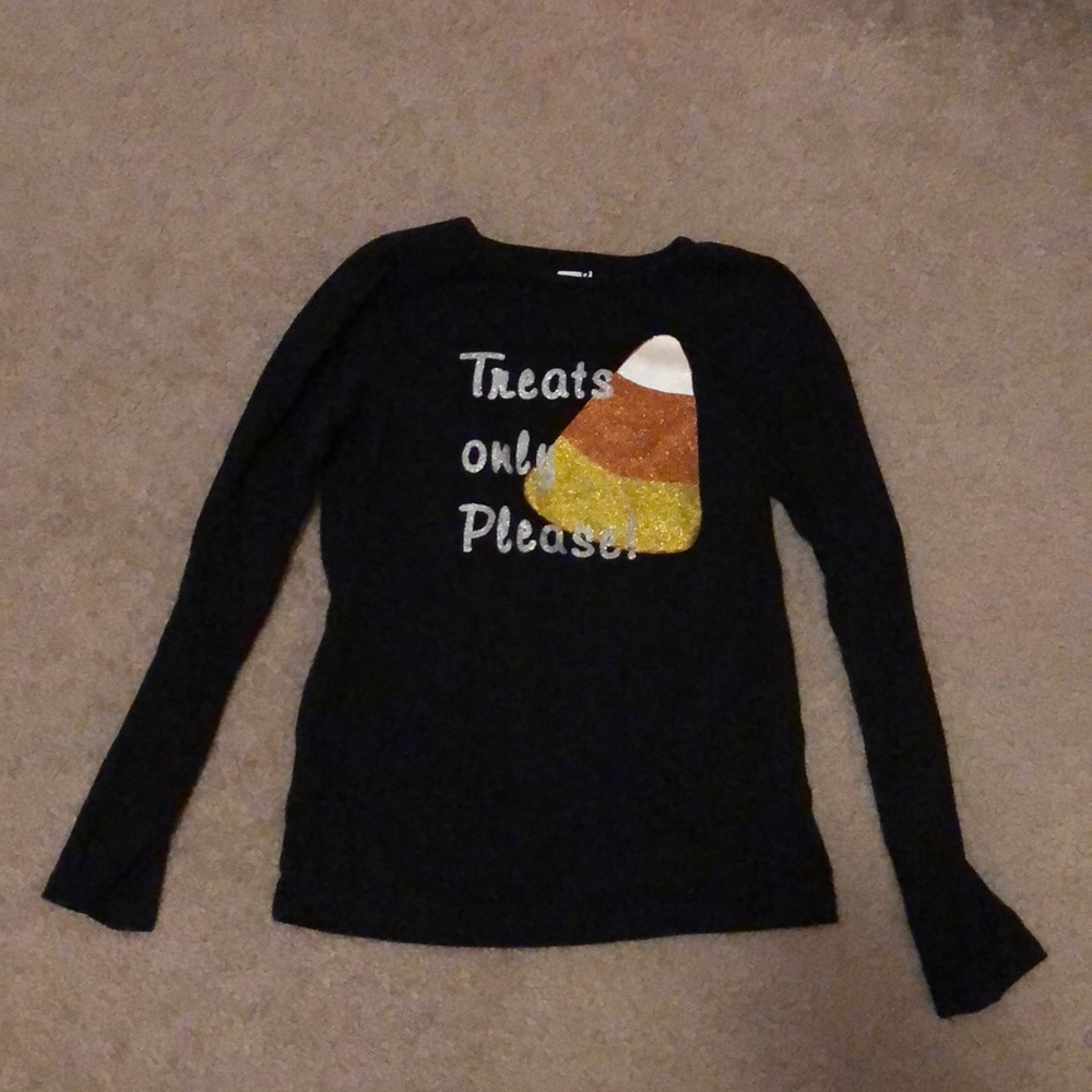 Two girls long sleeves shirts. Size 10-12 girls.